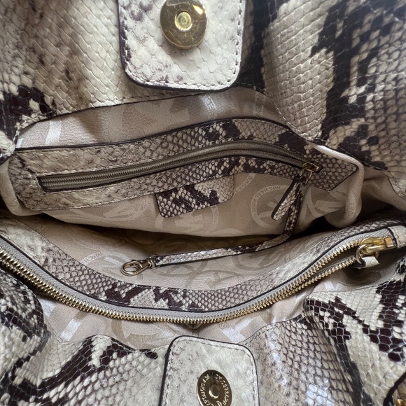 Michael Kors Python Handbag - Picture 8 of 14